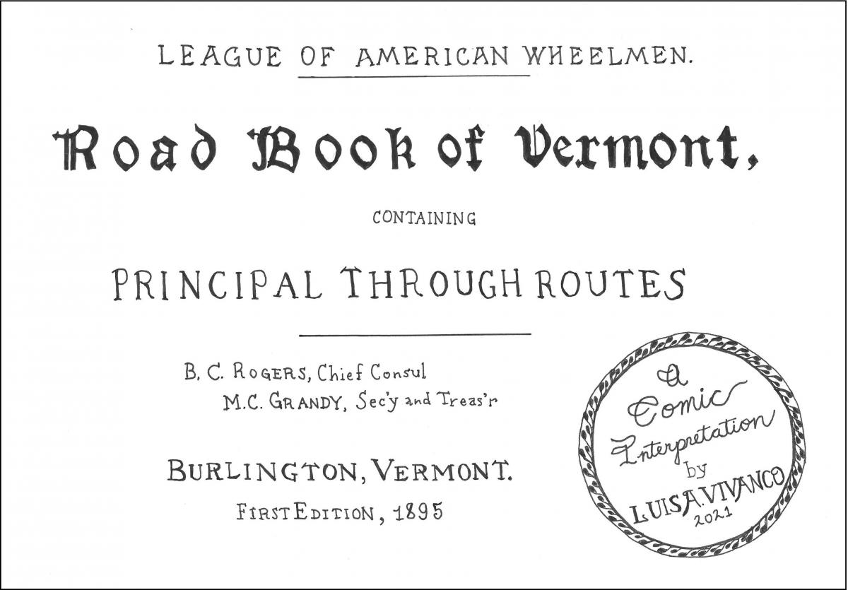 Cover of comic "Road Book of Vermont"