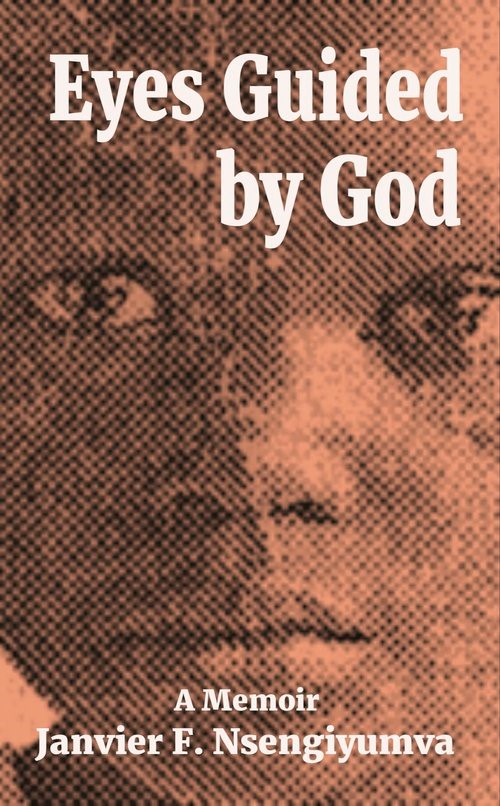 Book covers shows the portrait of a Black child with the book's title, Eyes Guided by God, above their eyes.
